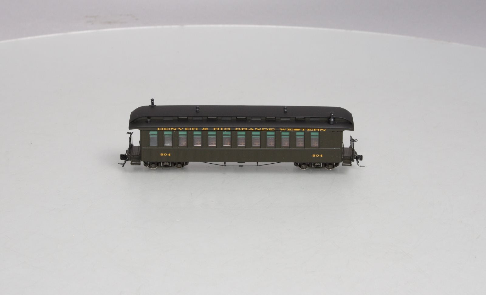 Blackstone Models B350109 HOn3 Scale D&RGW Open Platform Passenger Car #304 LN/Box