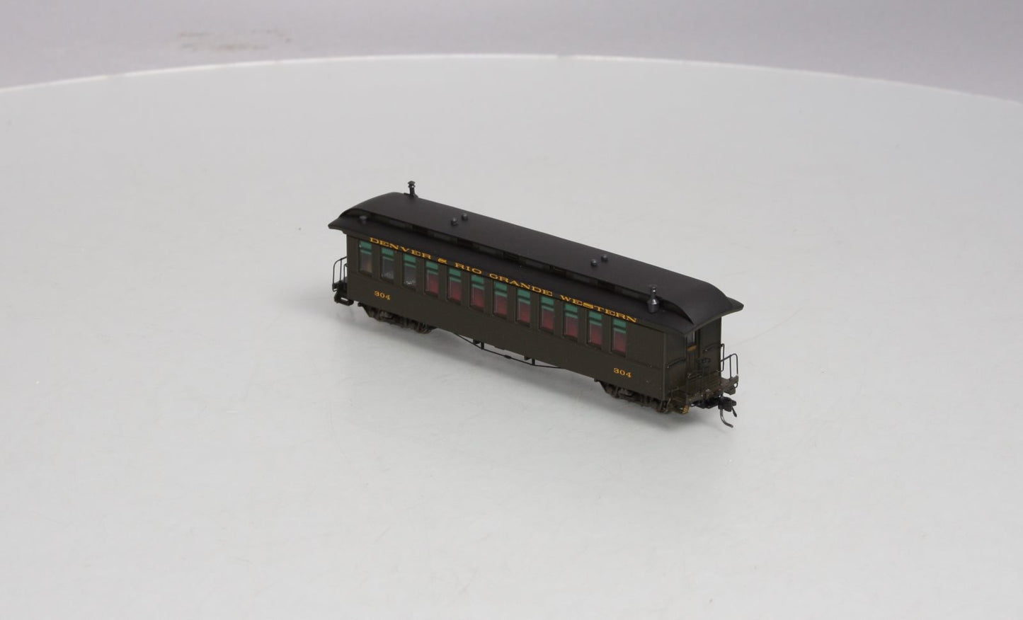 Blackstone Models B350109 HOn3 Scale D&RGW Open Platform Passenger Car #304