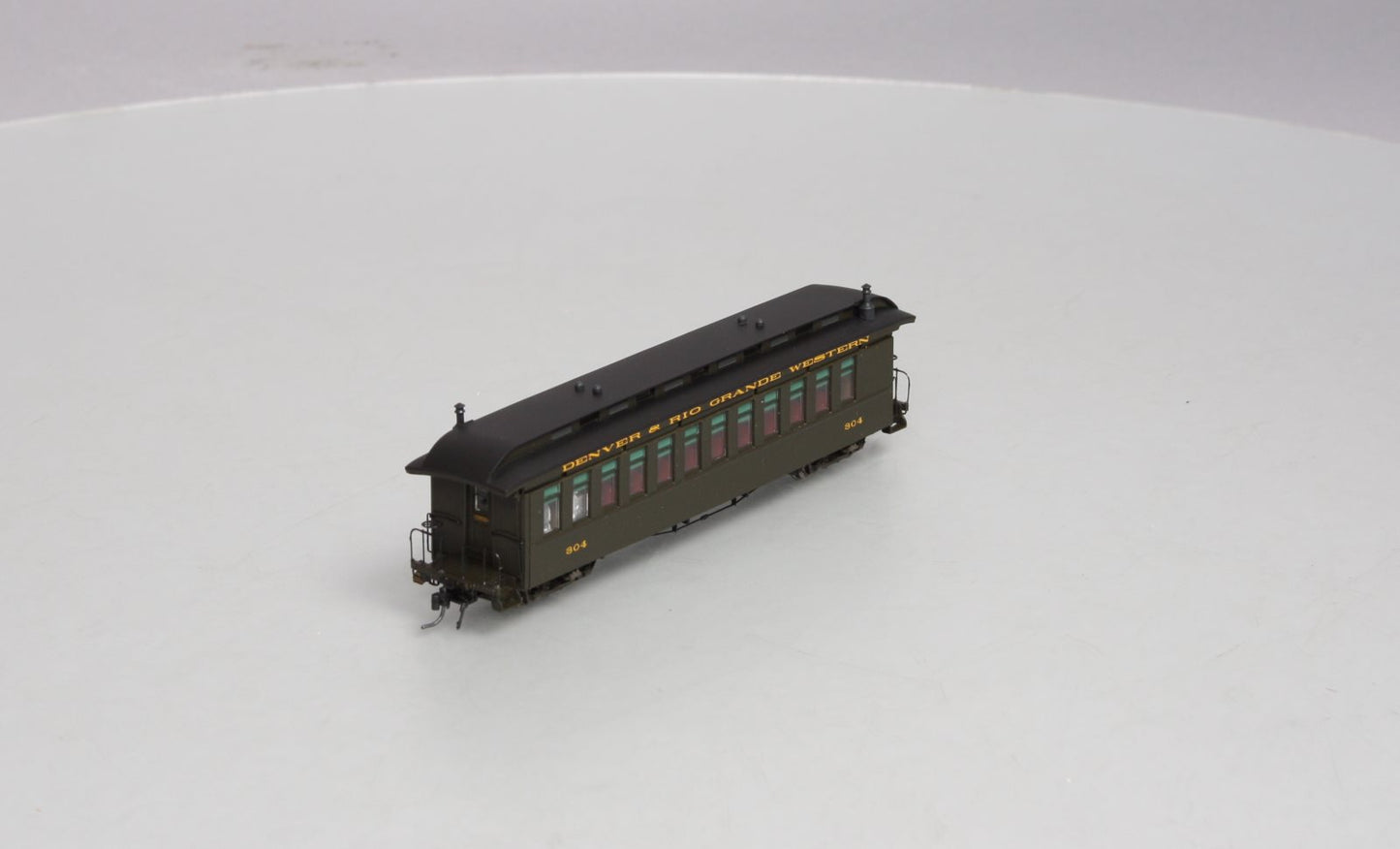 Blackstone Models B350109 HOn3 Scale D&RGW Open Platform Passenger Car #304 LN/Box