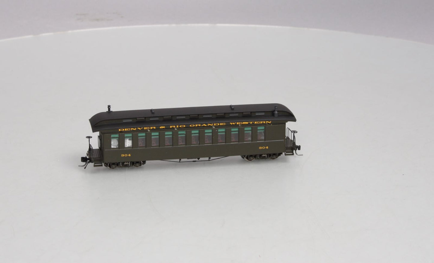 Blackstone Models B350109 HOn3 Scale D&RGW Open Platform Passenger Car #304