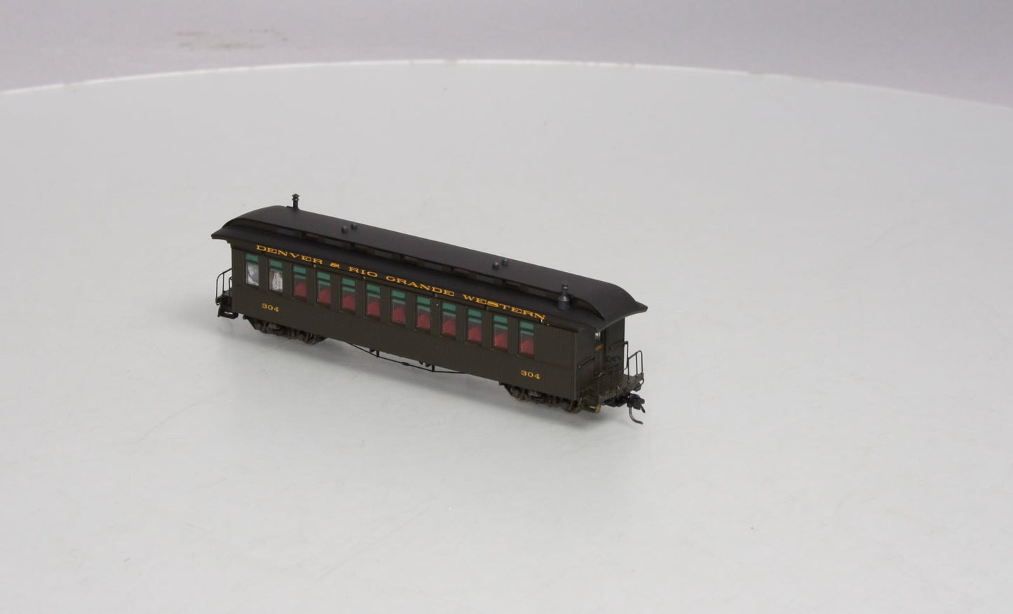 Blackstone Models B350109 HOn3 Scale D&RGW Open Platform Passenger Car #304
