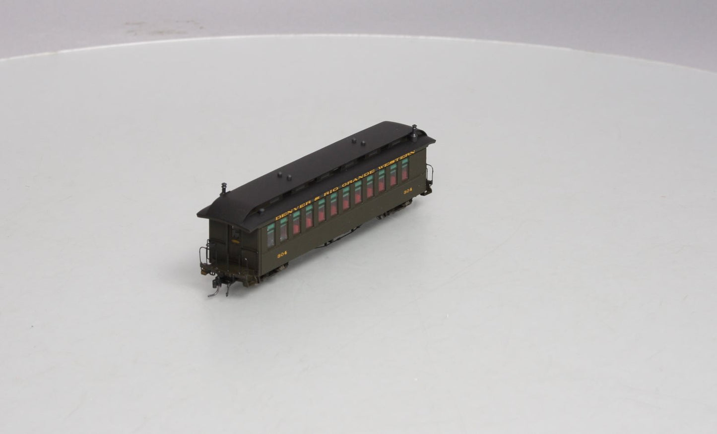 Blackstone Models B350109 HOn3 Scale D&RGW Open Platform Passenger Car #304