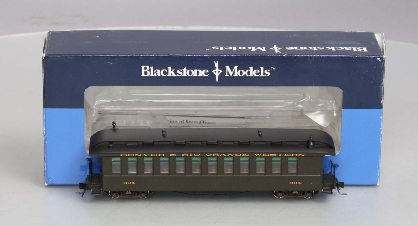 Blackstone Models B350109 HOn3 Scale D&RGW Open Platform Passenger Car #304