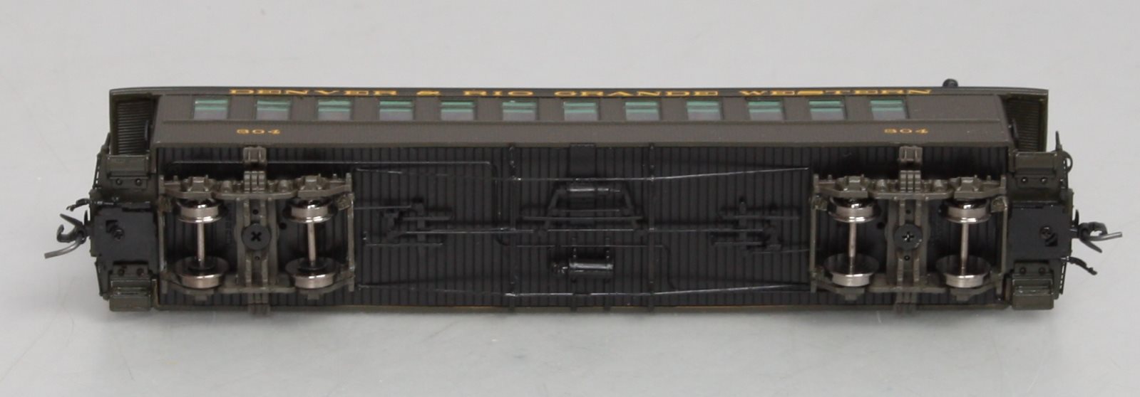Blackstone Models B350109 HOn3 Scale D&RGW Open Platform Passenger Car #304