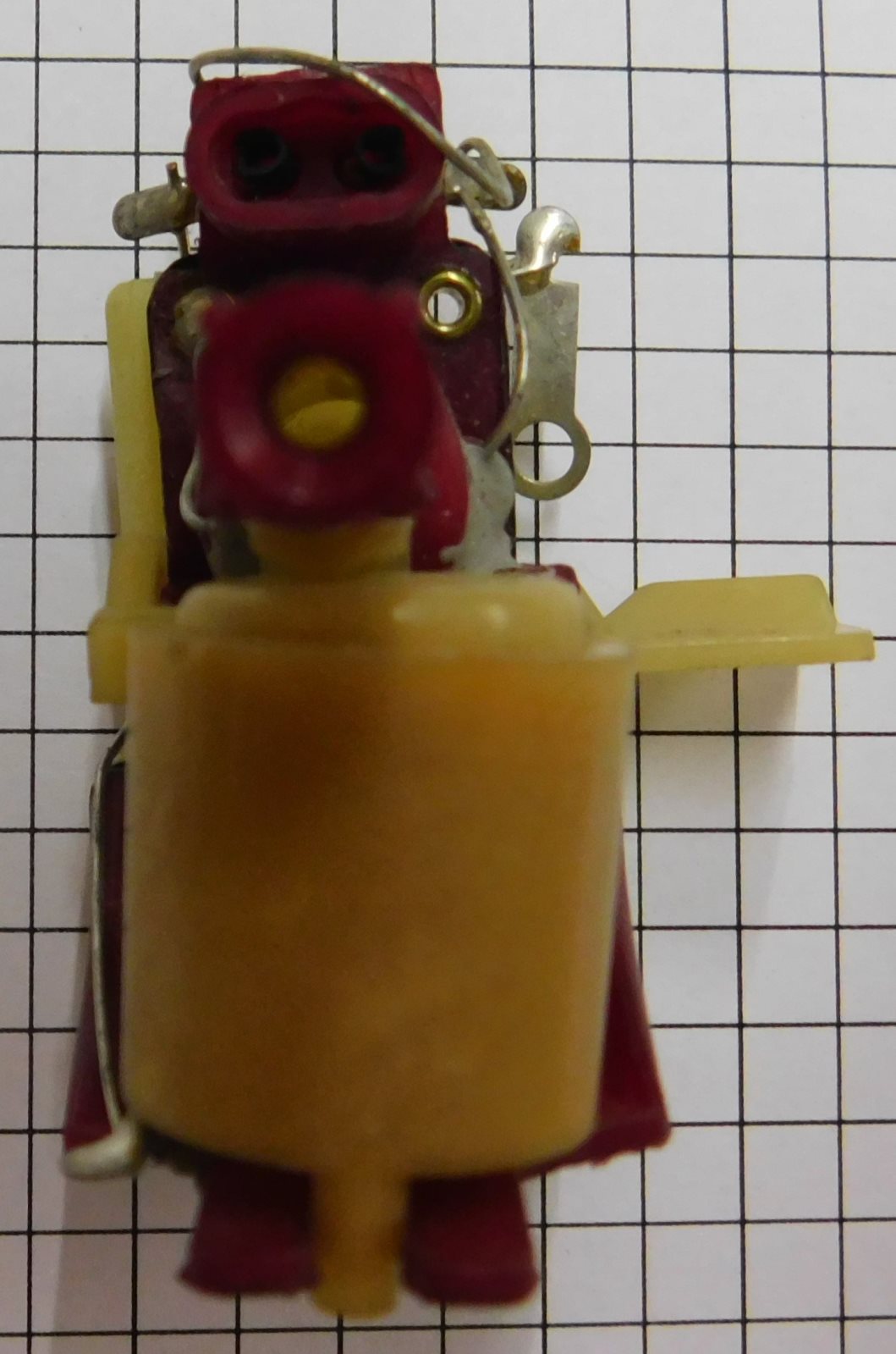 Lionel 236-54 O Gauge Red Smoke Unit Assembly with Two Pin Lamp Socket