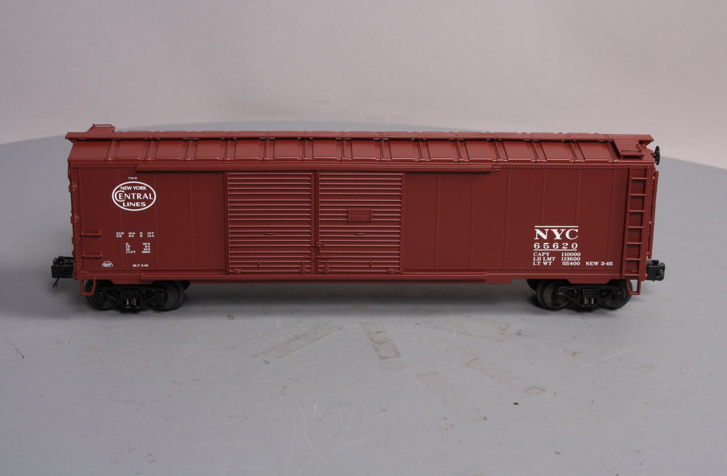 MTH 20-93245 O New York Central Double Door 50' Box Car #65620 LN/Box