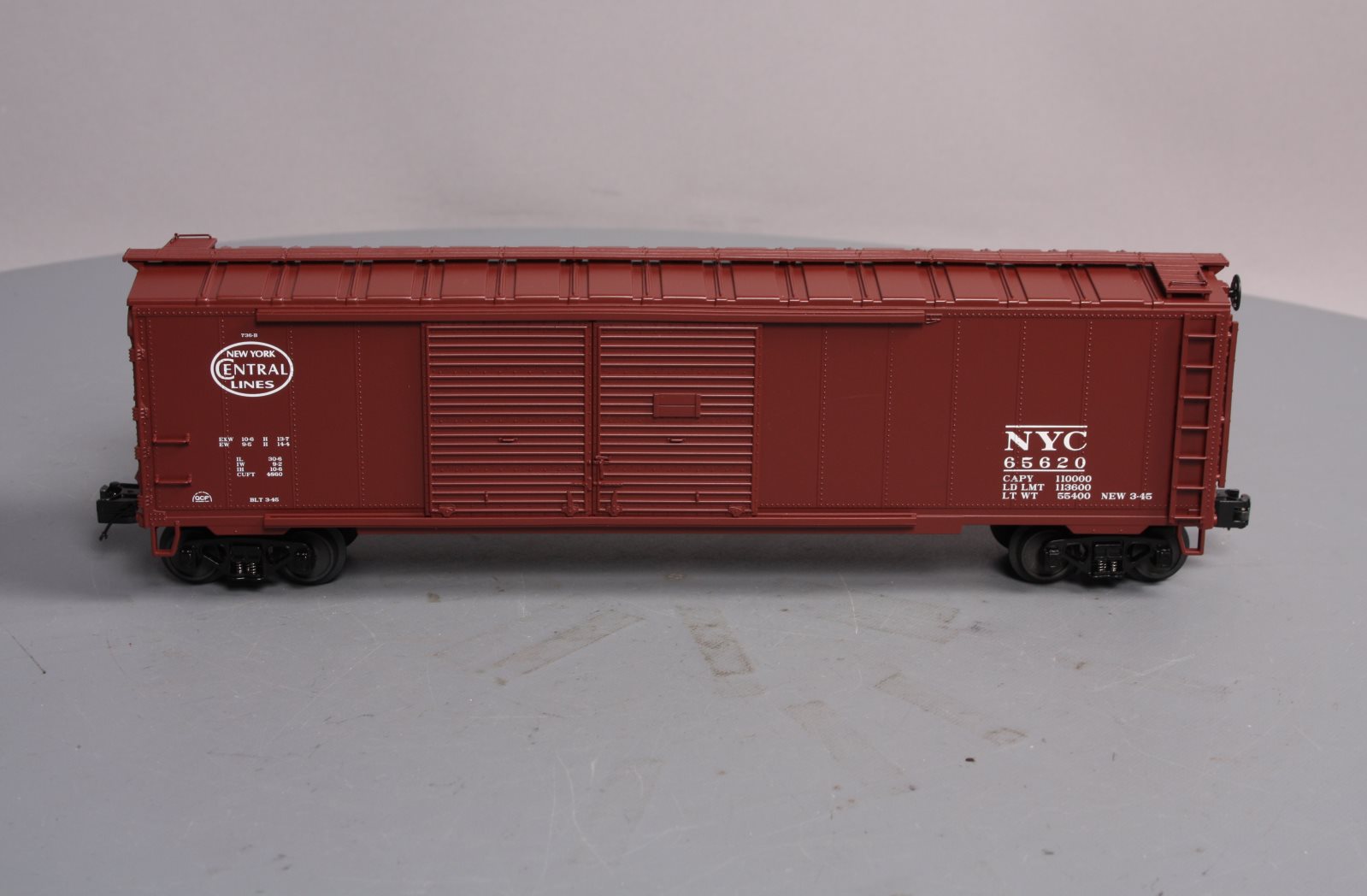 MTH 20-93245 O New York Central Double Door 50' Box Car #65620 LN/Box