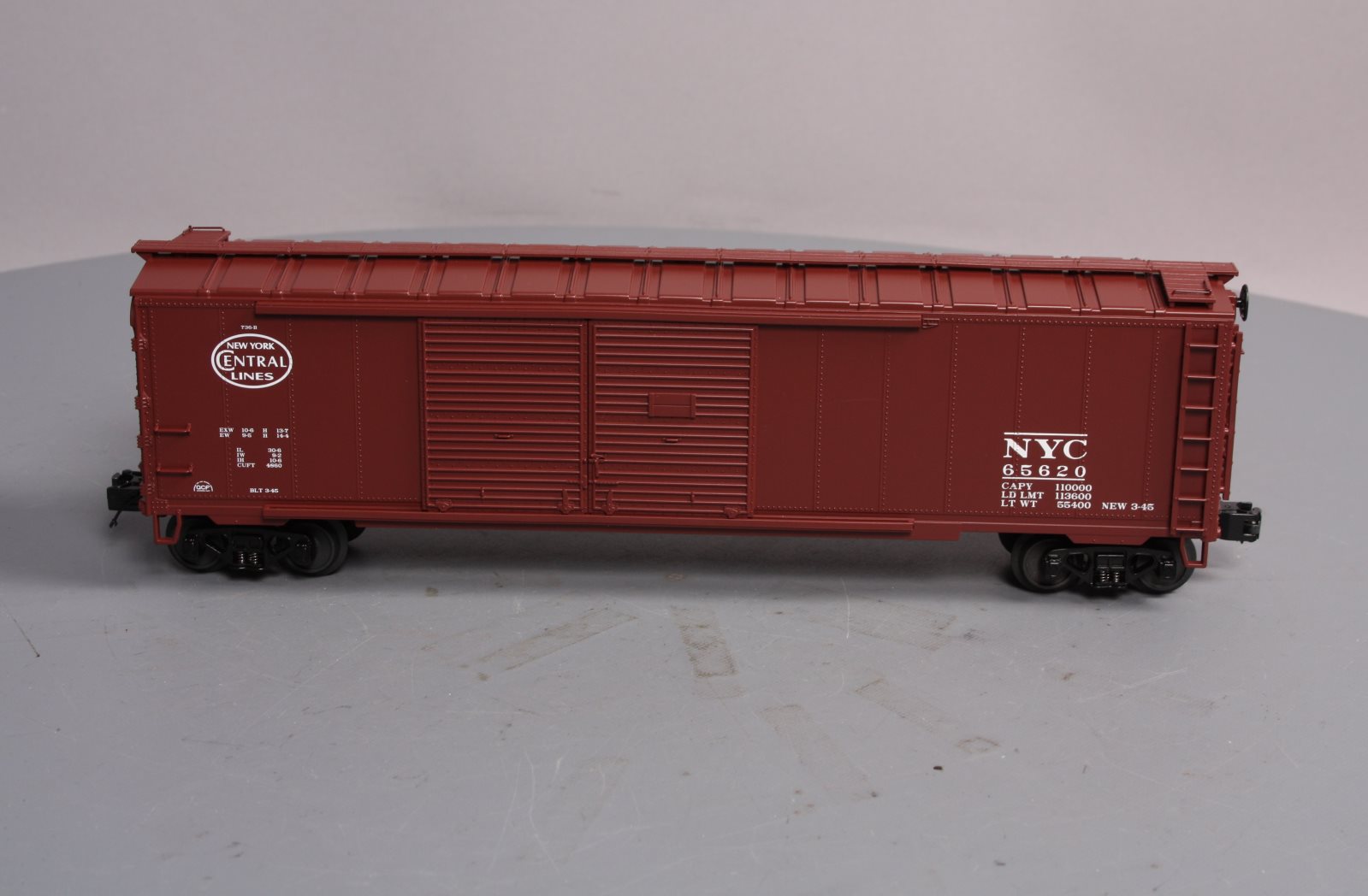 MTH 20-93245 O New York Central Double Door 50' Box Car #65620 LN/Box