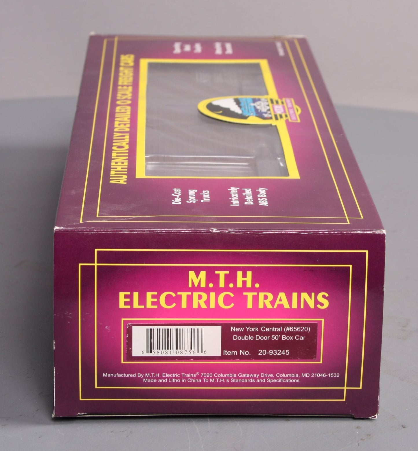 MTH 20-93245 O New York Central Double Door 50' Box Car #65620 LN/Box