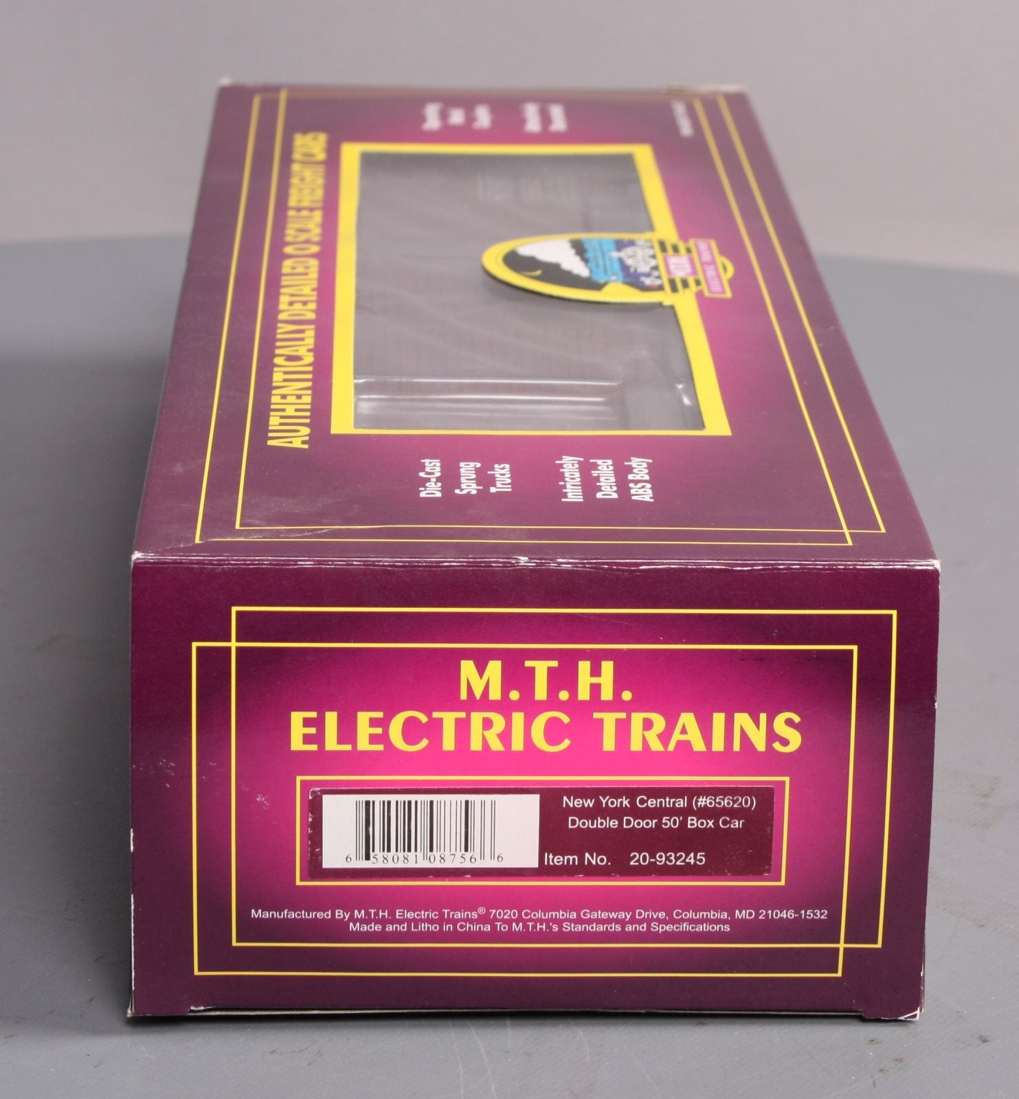 MTH 20-93245 O New York Central Double Door 50' Box Car #65620 LN/Box