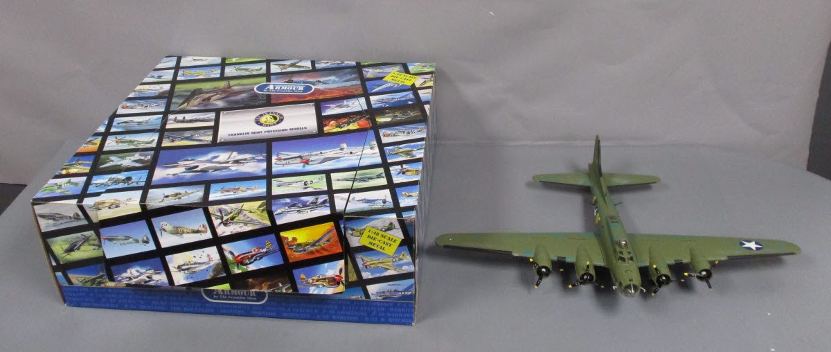 Franklin Mint B11B634 1:48 Die-Cast Boeing B-17F Memphis Belle™ Bomber LN/Box