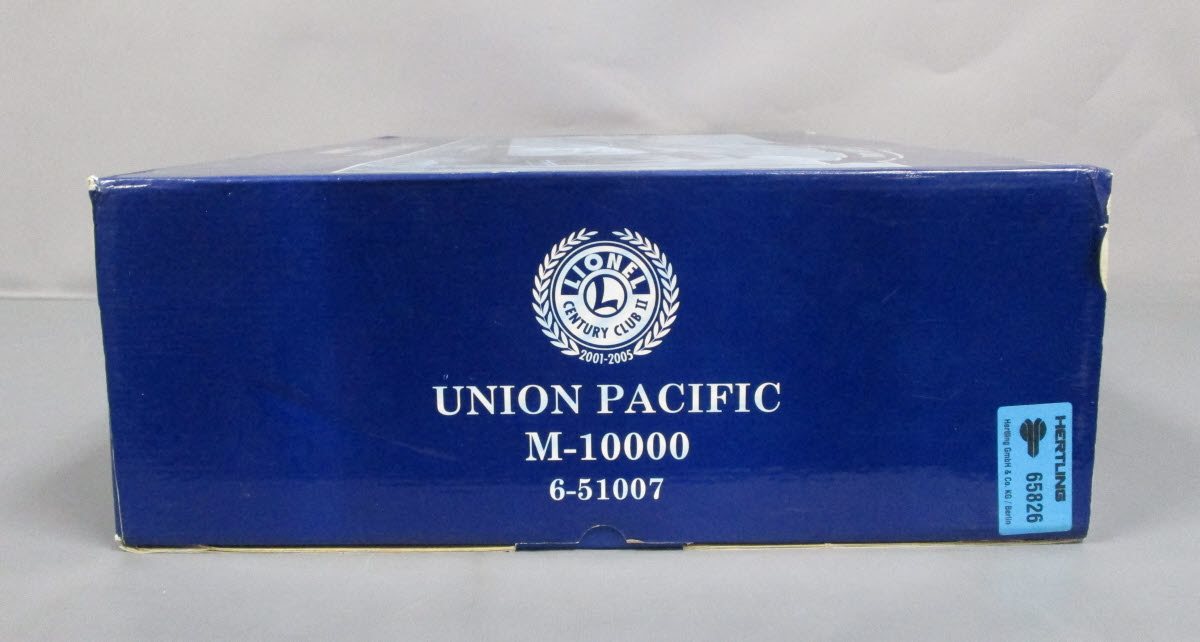 Lionel 6-51007 UP Century Club II 752 M10000 Streamliner O Gauge Train Set LN/Box