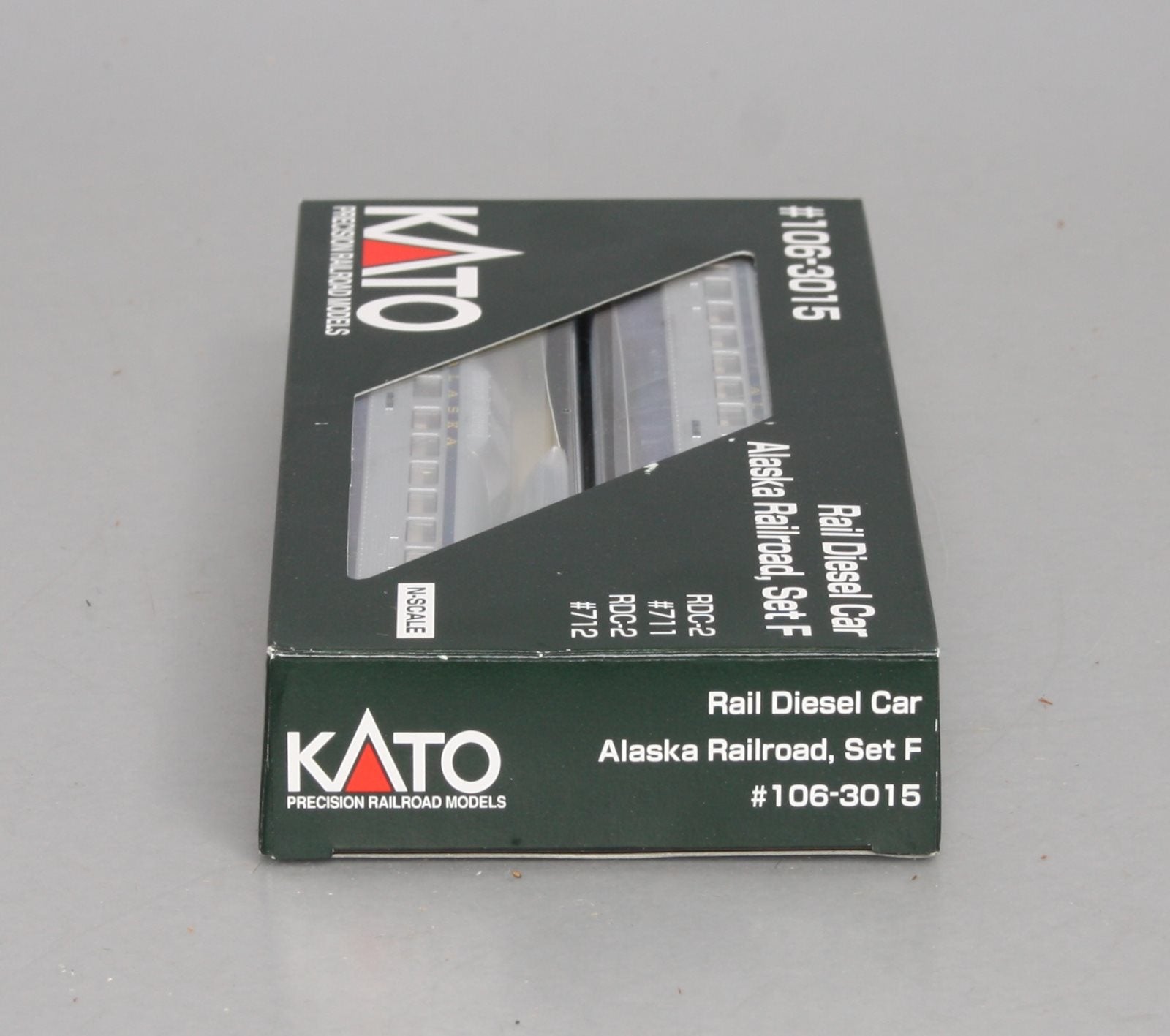 Kato 106-3015 N Scale Alaska Railroad RDC Set #711 & #712 LN/Box