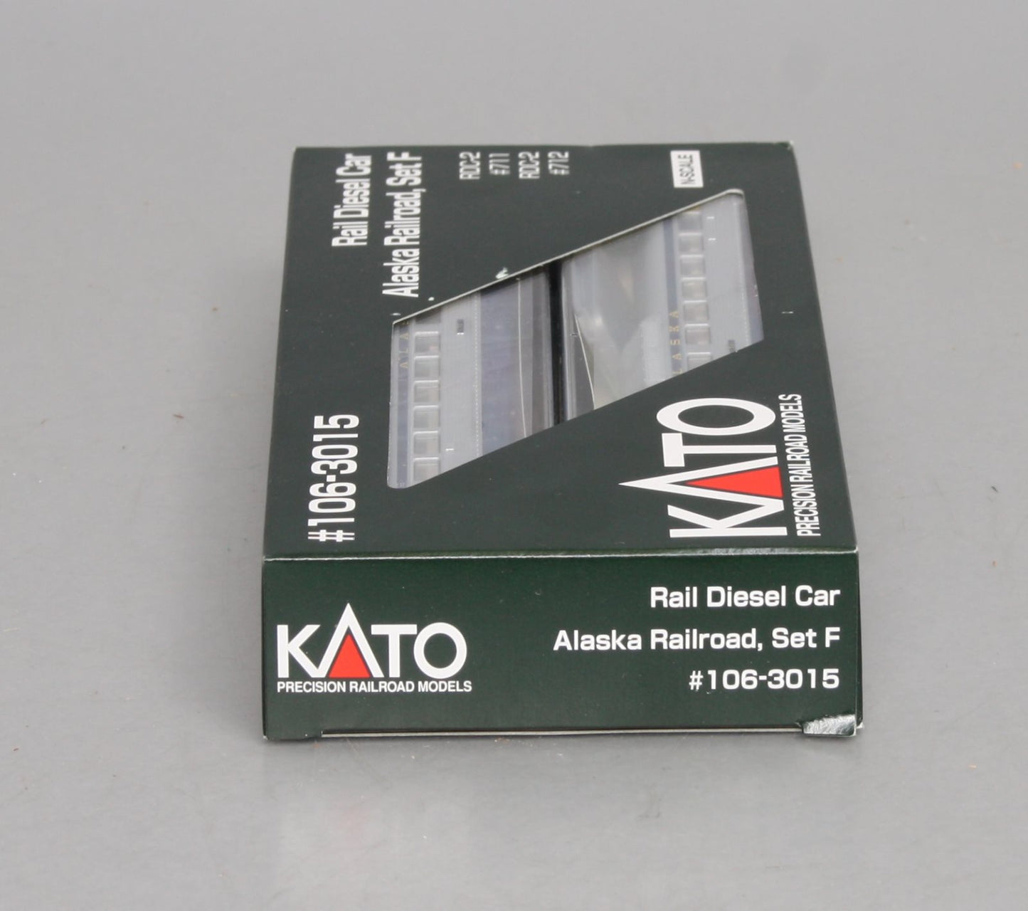 Kato 106-3015 N Scale Alaska Railroad RDC Set #711 & #712 LN/Box
