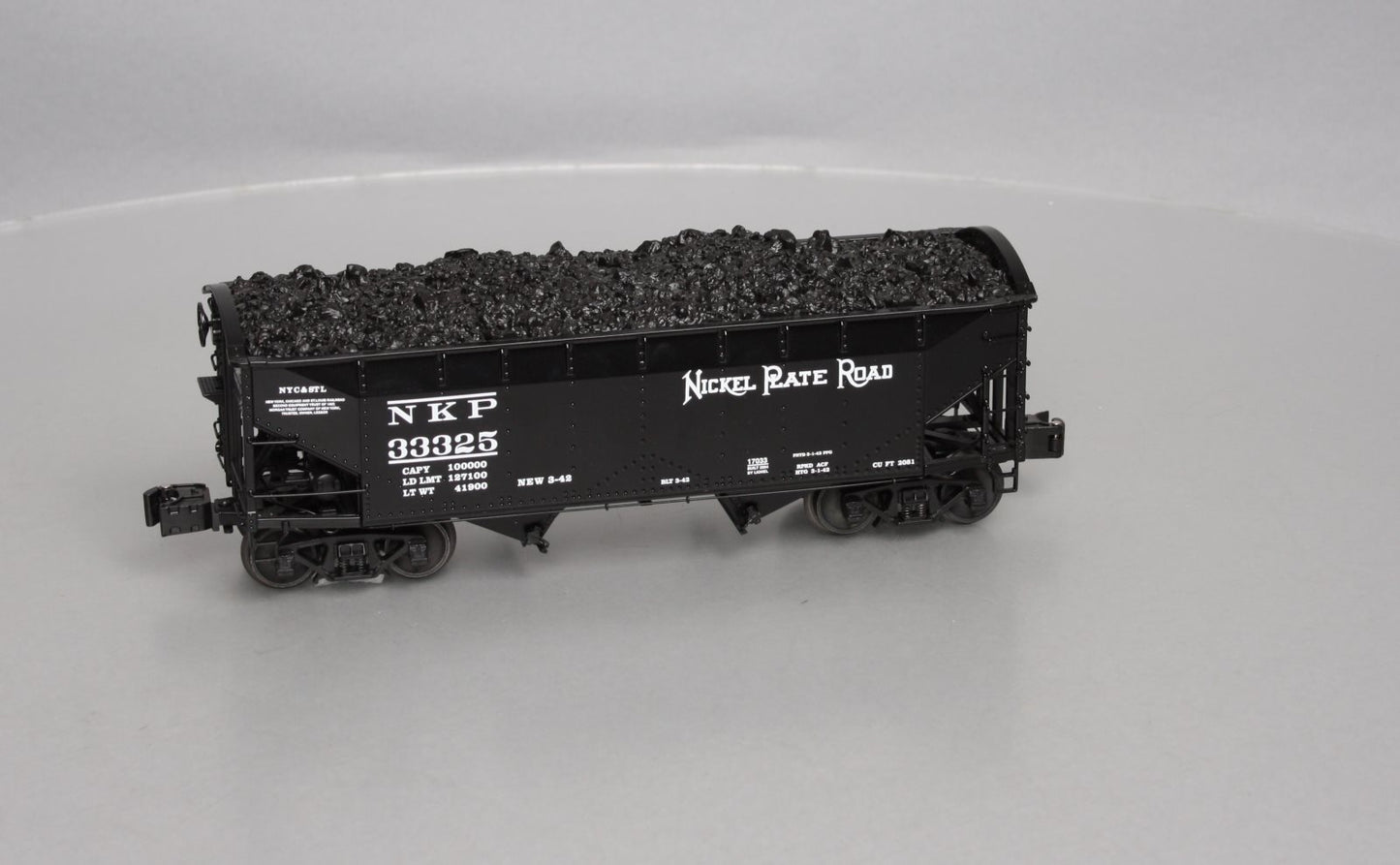 Lionel 6-17033 Nickel Plate Road 50 Ton Offset Coal Hopper #33325 LN/Box