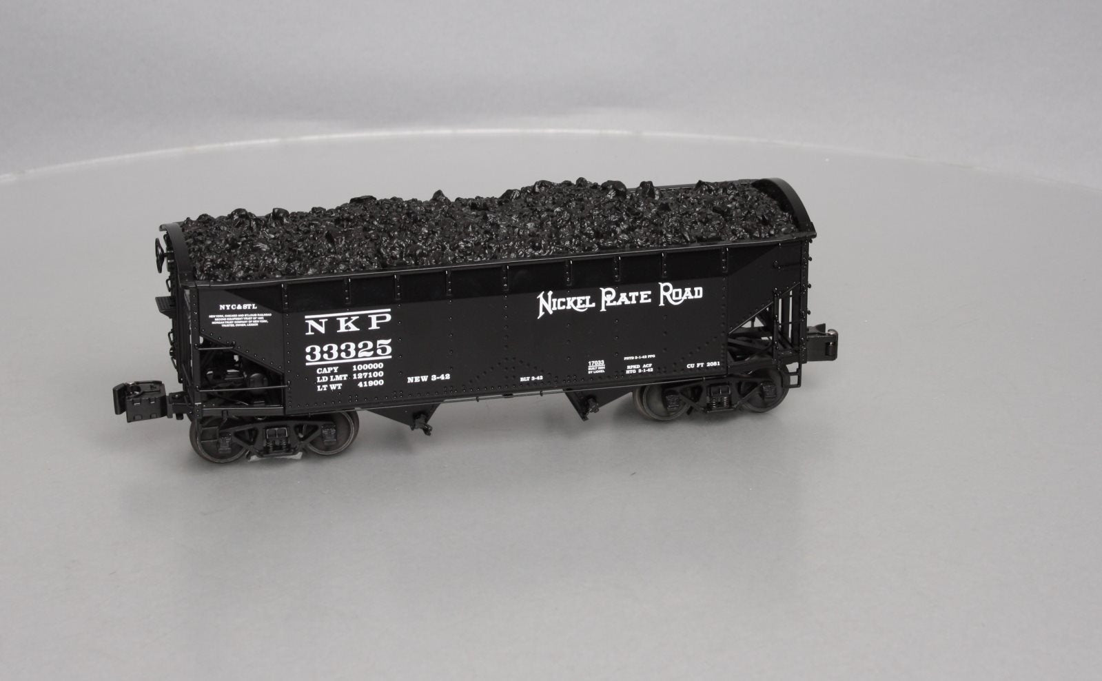 Lionel 6-17033 Nickel Plate Road 50 Ton Offset Coal Hopper #33325 LN/Box