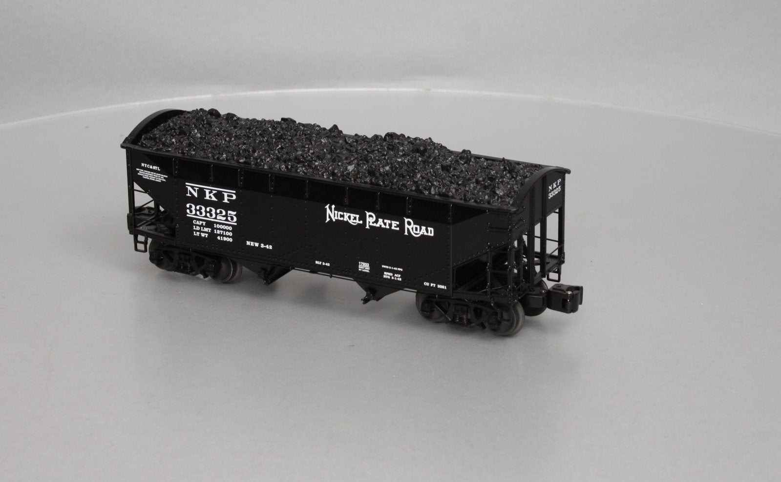Lionel 6-17033 Nickel Plate Road 50 Ton Offset Coal Hopper #33325 LN/Box