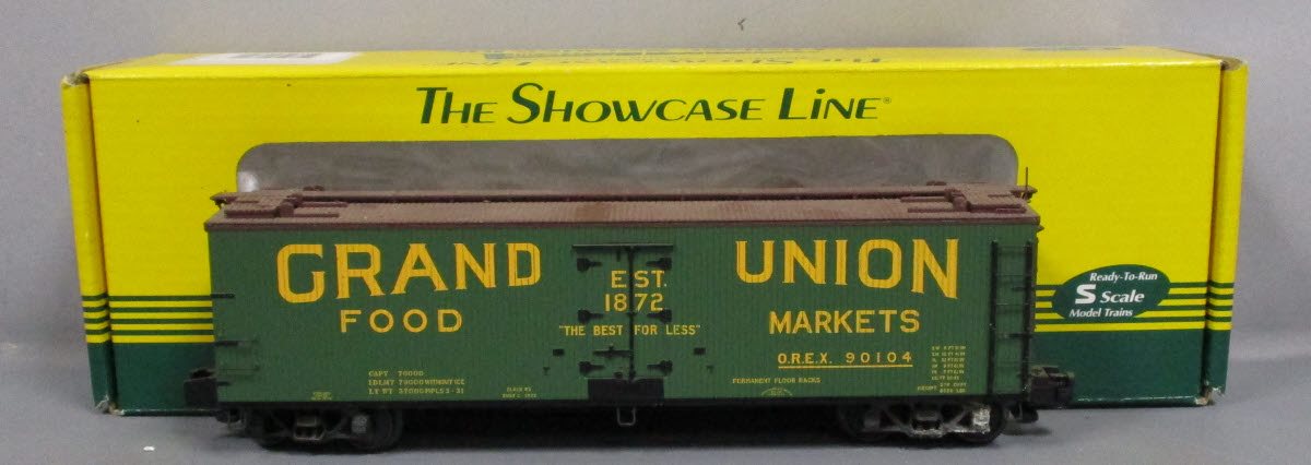 S-Helper 00800 S Scale OREX Grand Union Reefer Car #90104 LN/Box
