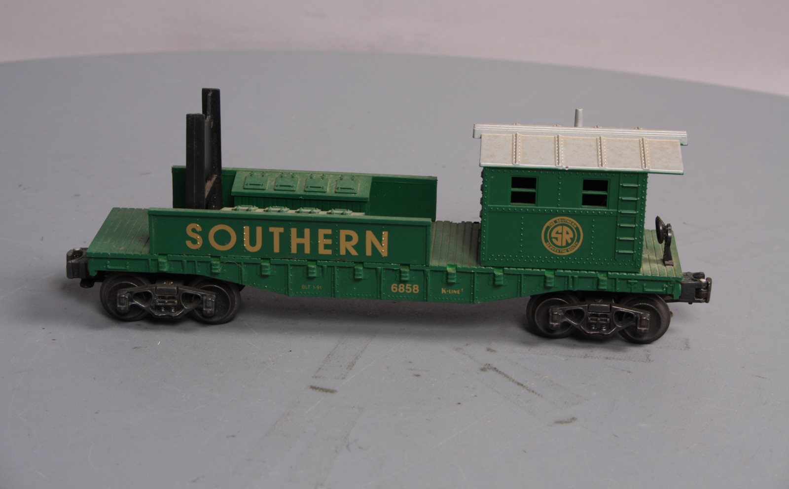 K-Line K-6858 O Gauge Southern Railway Boom Car LN/Box