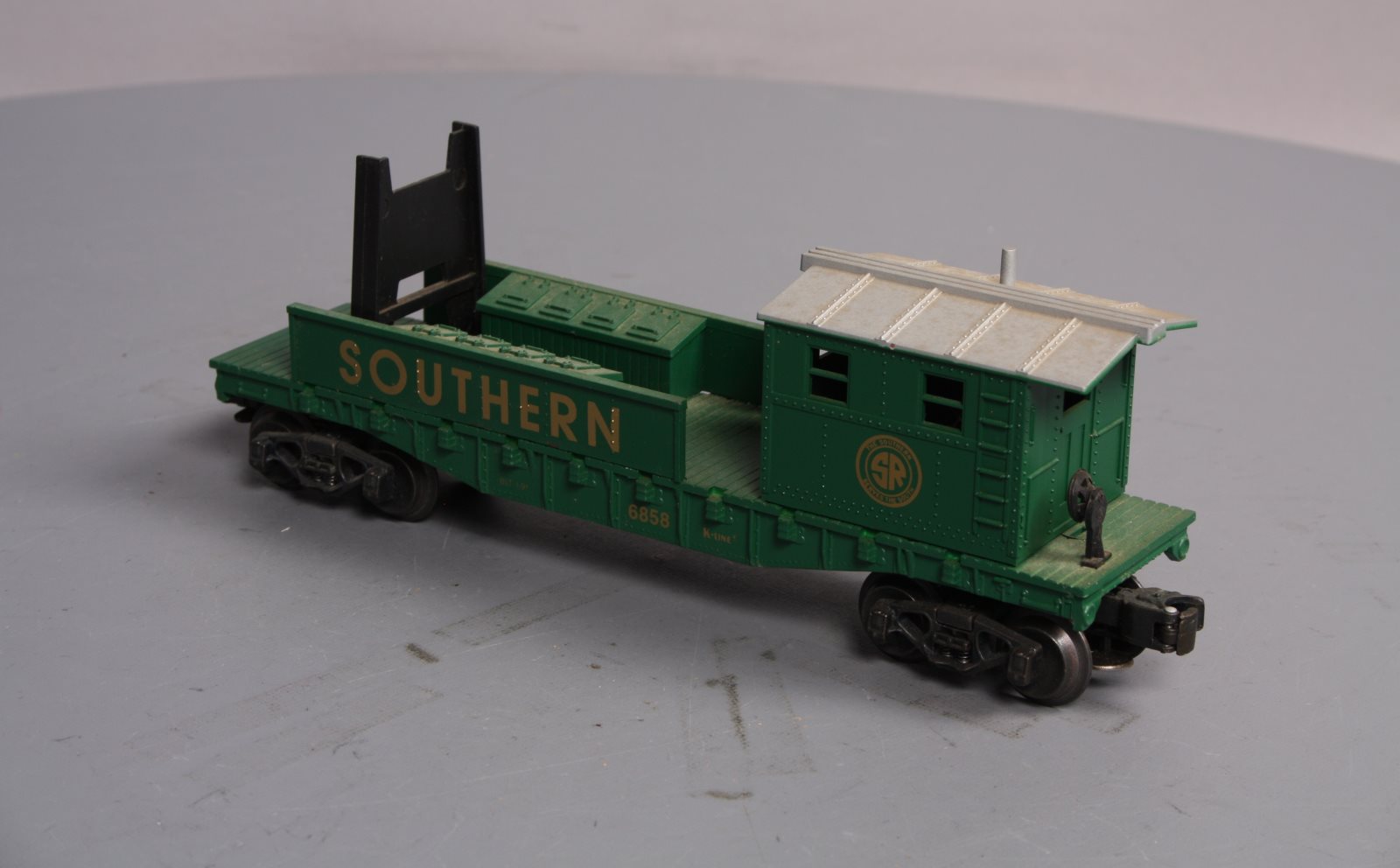 K-Line K-6858 O Gauge Southern Railway Boom Car LN/Box