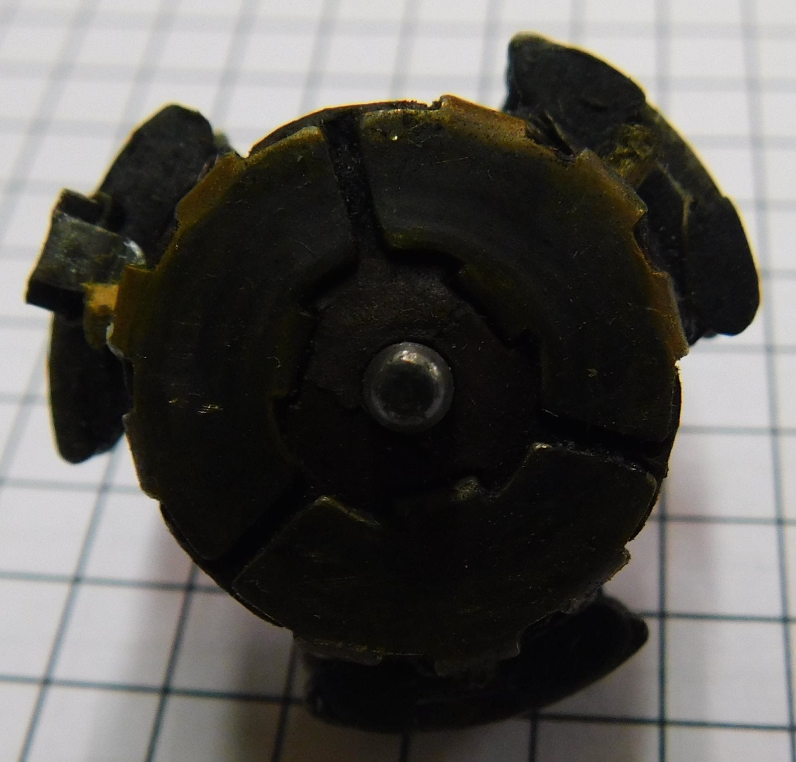 Marx MX-ARM-4 Motor Armature Small Gear Type w/ Brass Ring Motor Mount