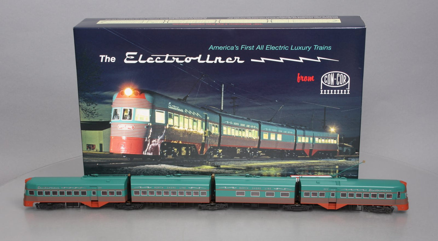 Con-Cor 01-008718 HO Scale North Shore Electroliner #801-802