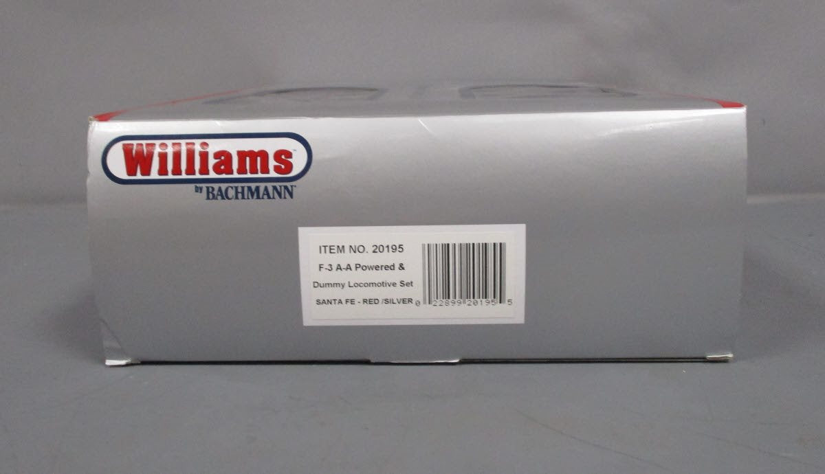 Williams 20195 O Santa Fe EMD F3 A-A Diesel Locomotive Set EX/Box
