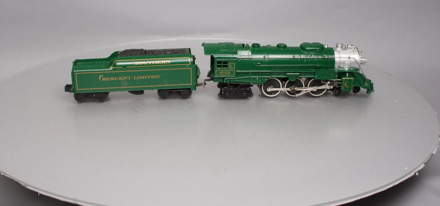 Lionel 6-8702 O Gauge Southern Crescent 4-6-4 Steam Locomotive & Tender #8702 EX/Box