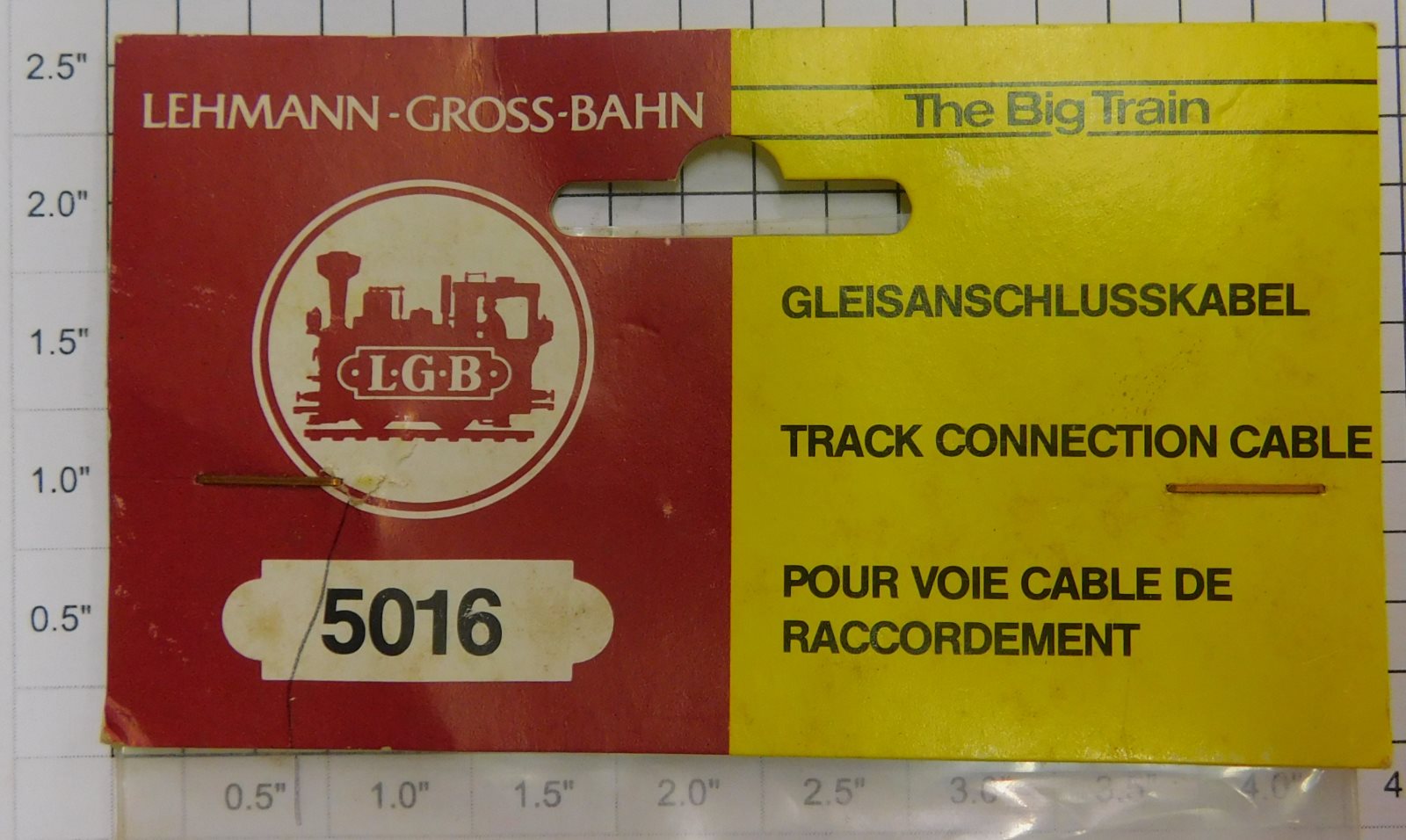 LGB 5016 G Scale Track Power Cable and Connector Clips