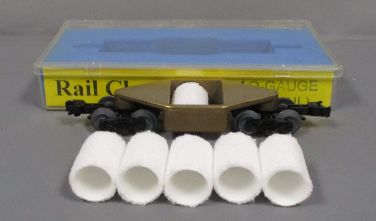 CenterLine Products 60050 O Gauge Cast Brass Rail Cleaner Car (3-Rail) EX/Box
