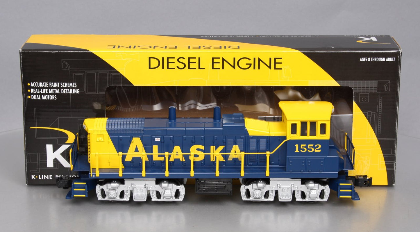 K-Line 6-22137 O Alaska MP-15 Diesel Locomotive #1552 LN/Box