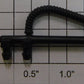 LGB 4028/22 Small Black Plastic Airhose