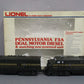Lionel 6-8952 O Gauge Pennsylvania F-3 AA Diesel Locomotive Set LN