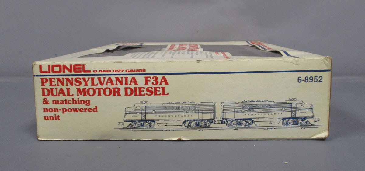 Lionel 6-8952 O Gauge Pennsylvania F-3 AA Diesel Locomotive Set LN/Box