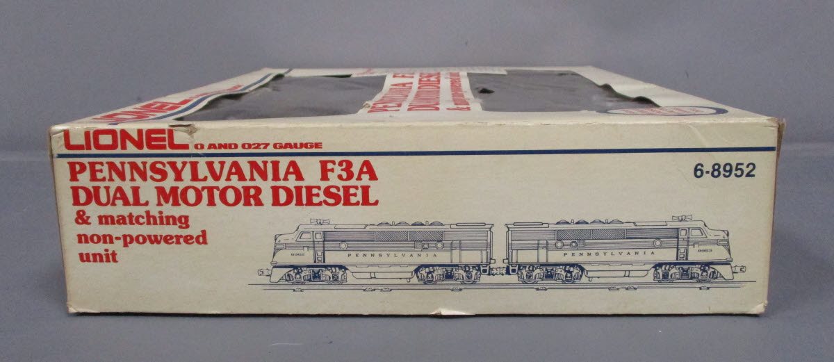 Lionel 6-8952 O Gauge Pennsylvania F-3 AA Diesel Locomotive Set LN/Box