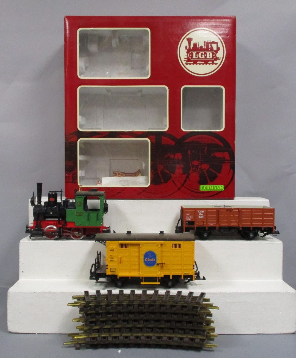 LGB 20401 G Gauge Chiquita Steam Freight Starter Train Set EX/Box