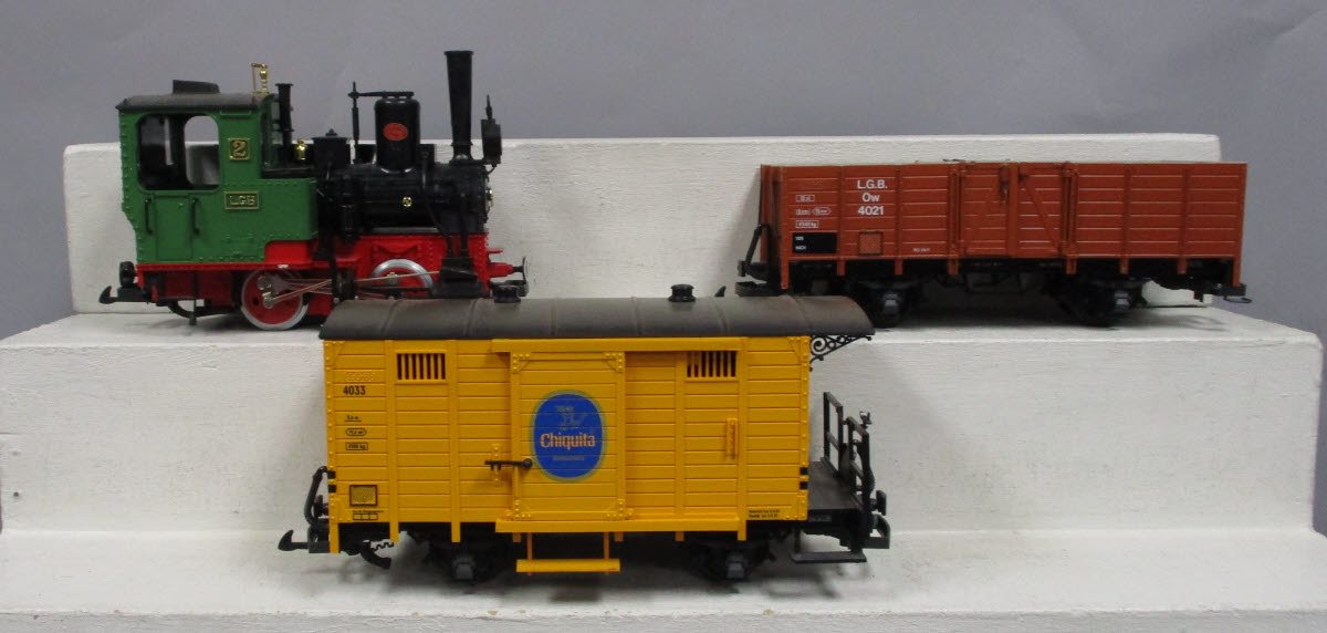 LGB 20401 G Gauge Chiquita Steam Freight Starter Train Set EX/Box