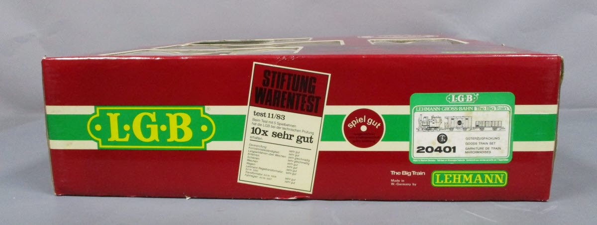 LGB 20401 G Gauge Chiquita Steam Freight Starter Train Set EX/Box
