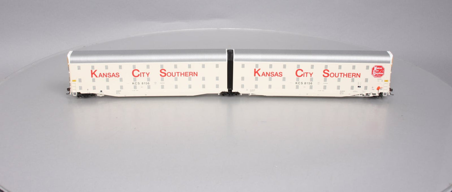 Athearn G4412 HO Scale Kansas City Southern Articulated Auto Carrier KCS #8156 MT/Box