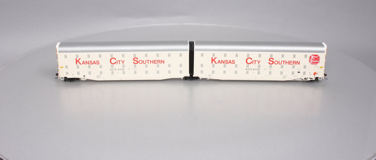 Athearn G4412 HO Scale Kansas City Southern Articulated Auto Carrier KCS #8156 MT/Box