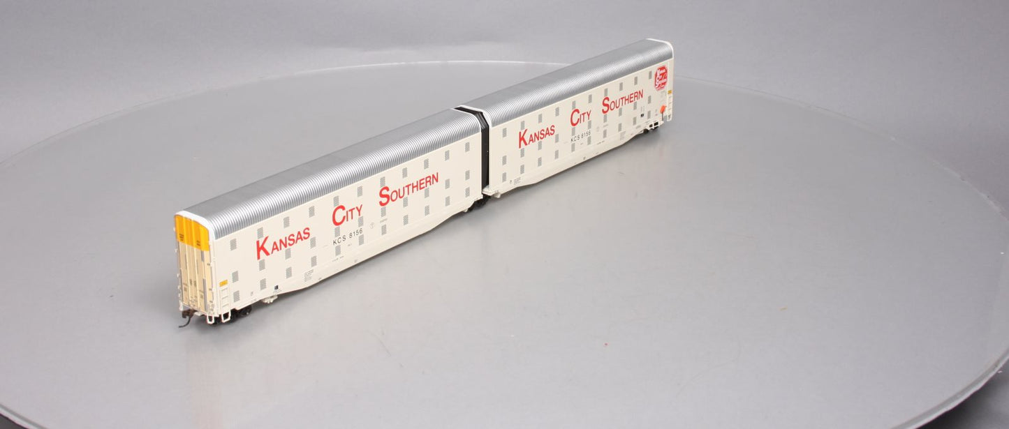 Athearn G4412 HO Scale Kansas City Southern Articulated Auto Carrier KCS #8156 MT/Box