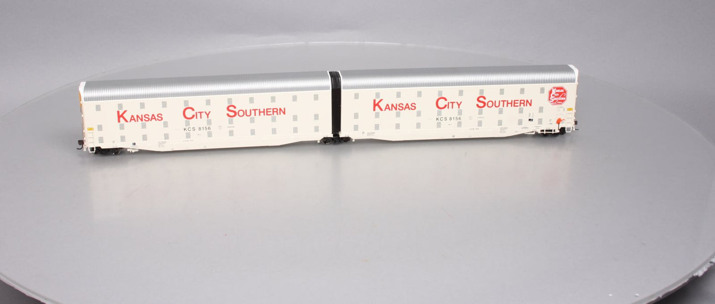 Athearn G4412 HO Scale Kansas City Southern Articulated Auto Carrier KCS #8156 MT/Box