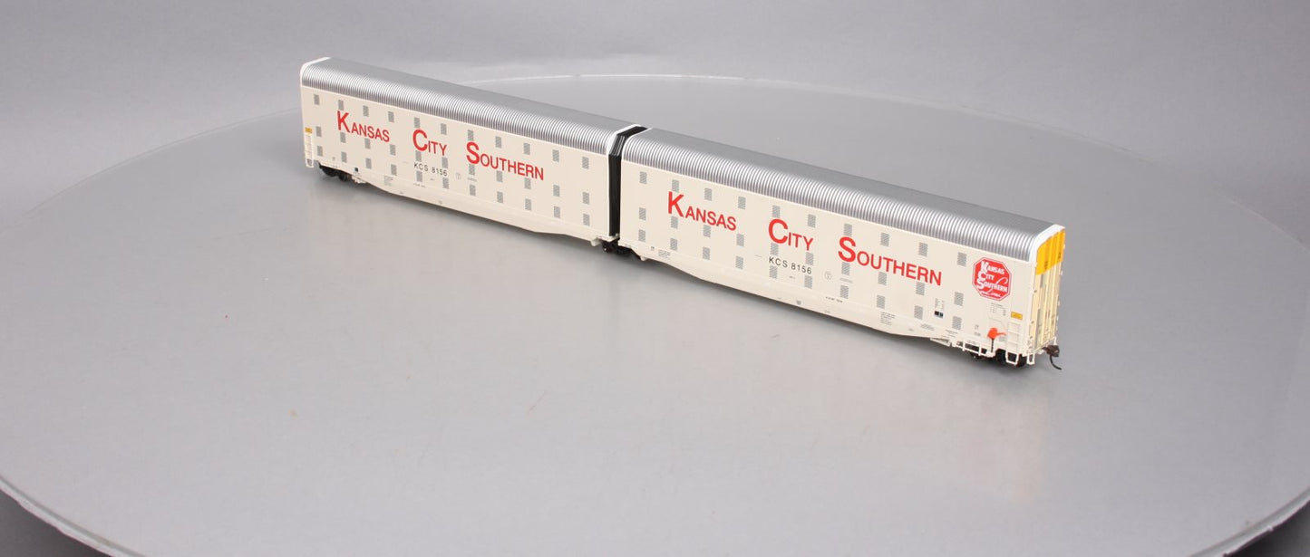 Athearn G4412 HO Scale Kansas City Southern Articulated Auto Carrier KCS #8156 MT/Box