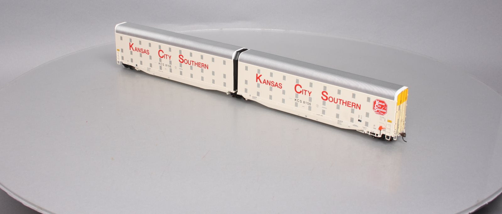 Athearn G4412 HO Scale Kansas City Southern Articulated Auto Carrier KCS #8156 MT/Box