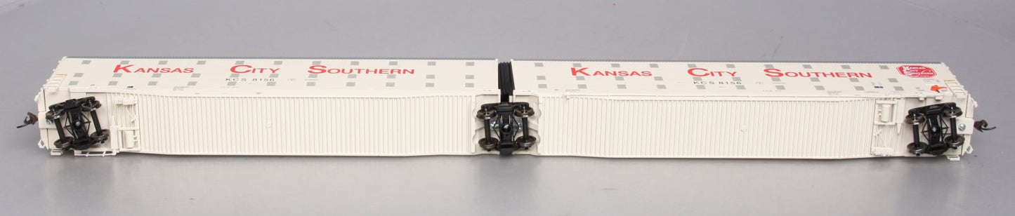 Athearn G4412 HO Scale Kansas City Southern Articulated Auto Carrier KCS #8156 MT/Box