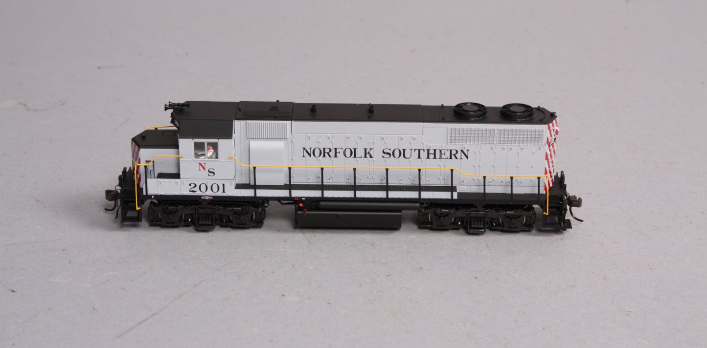Atlas 9113 HO Scale Norfolk Southern EMD GP38 Diesel Locomotive #2001 w/DCC LN
