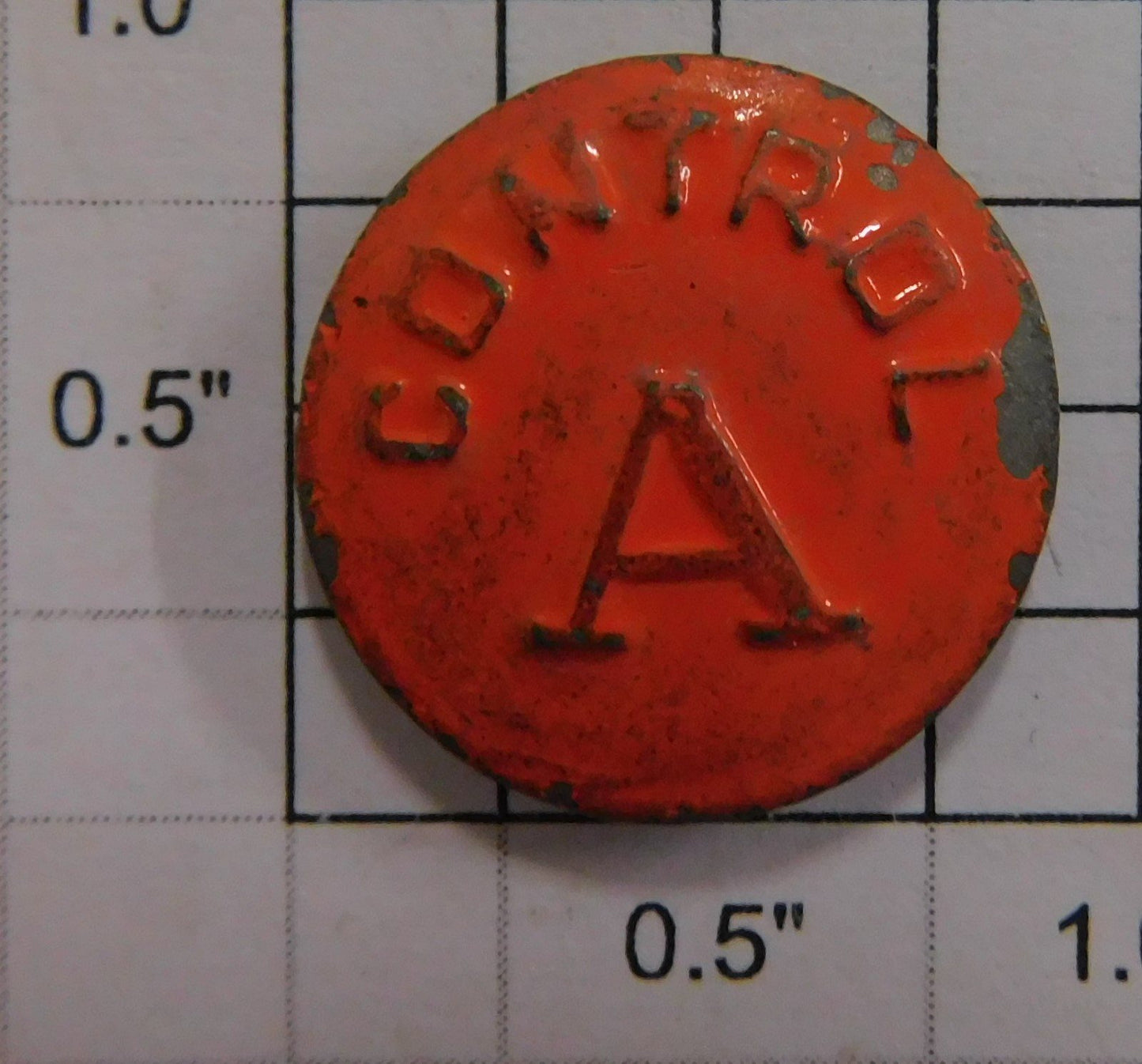 Lionel 20-34M KW "A" Metal Orange Cap