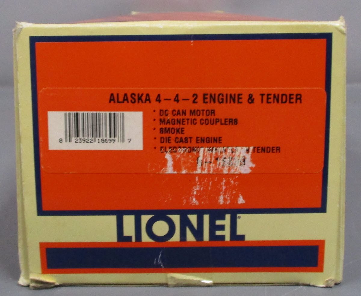 Lionel 6-18699 O Gauge Alaska 4-4-2 Steam Locomotive & Tender #64 NIB