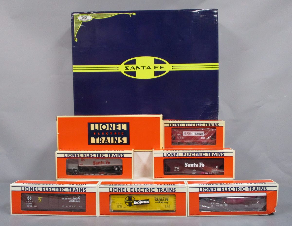 Lionel 6-11713 O Gauge Santa Fe Dash 8 Diesel Freight Train Set NIB
