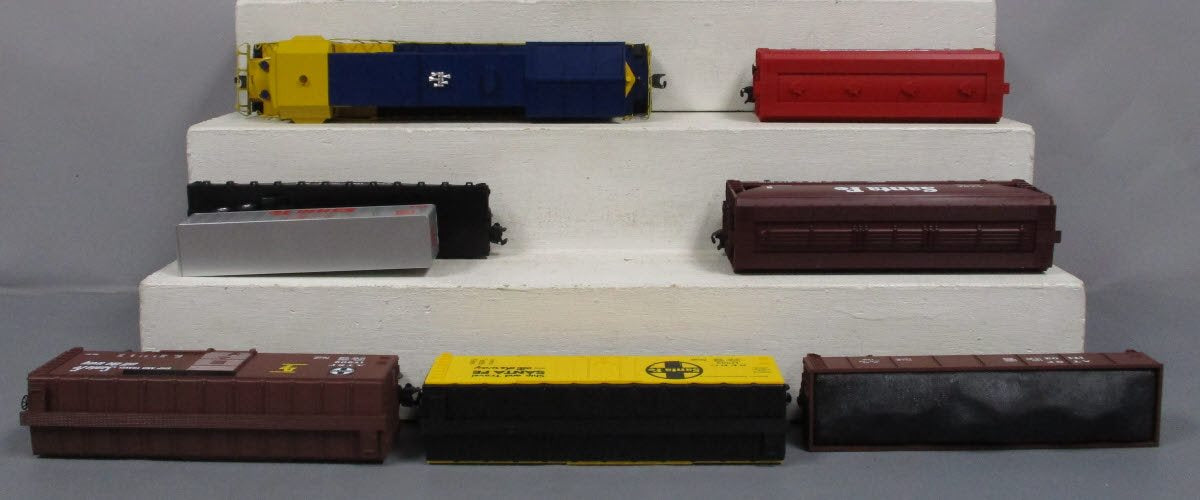 Lionel 6-11713 O Gauge Santa Fe Dash 8 Diesel Freight Train Set NIB